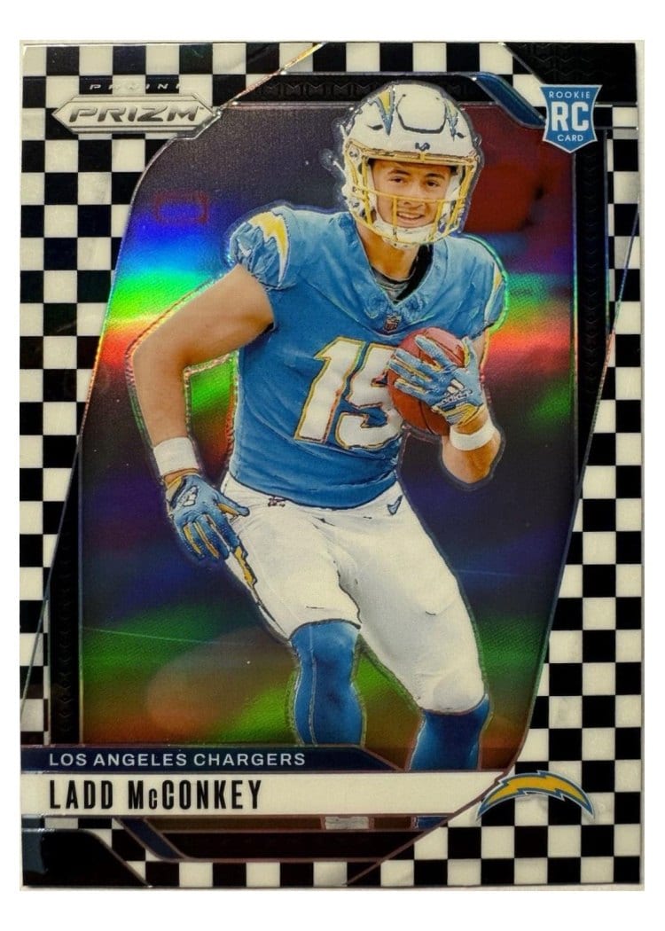 2024 Panini Prizm Base Set Ladd McConkey #365 card