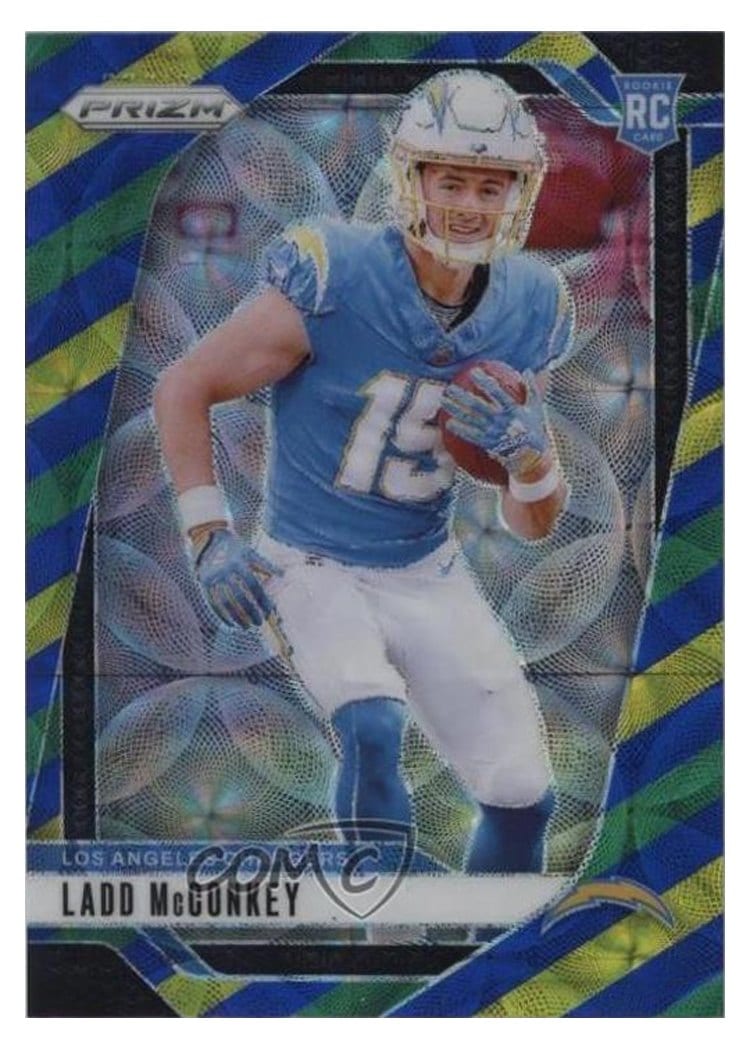 2024 Panini Prizm Base Set Ladd McConkey #365 card