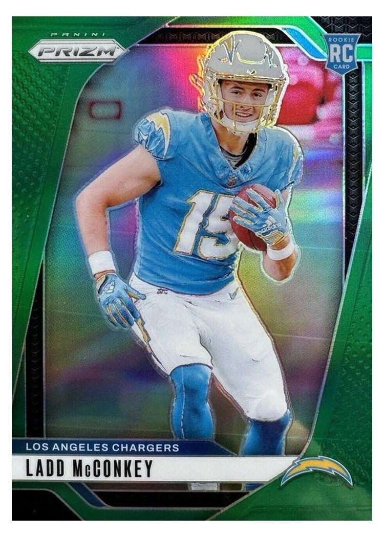 2024 Panini Prizm Base Set Ladd McConkey #365 card