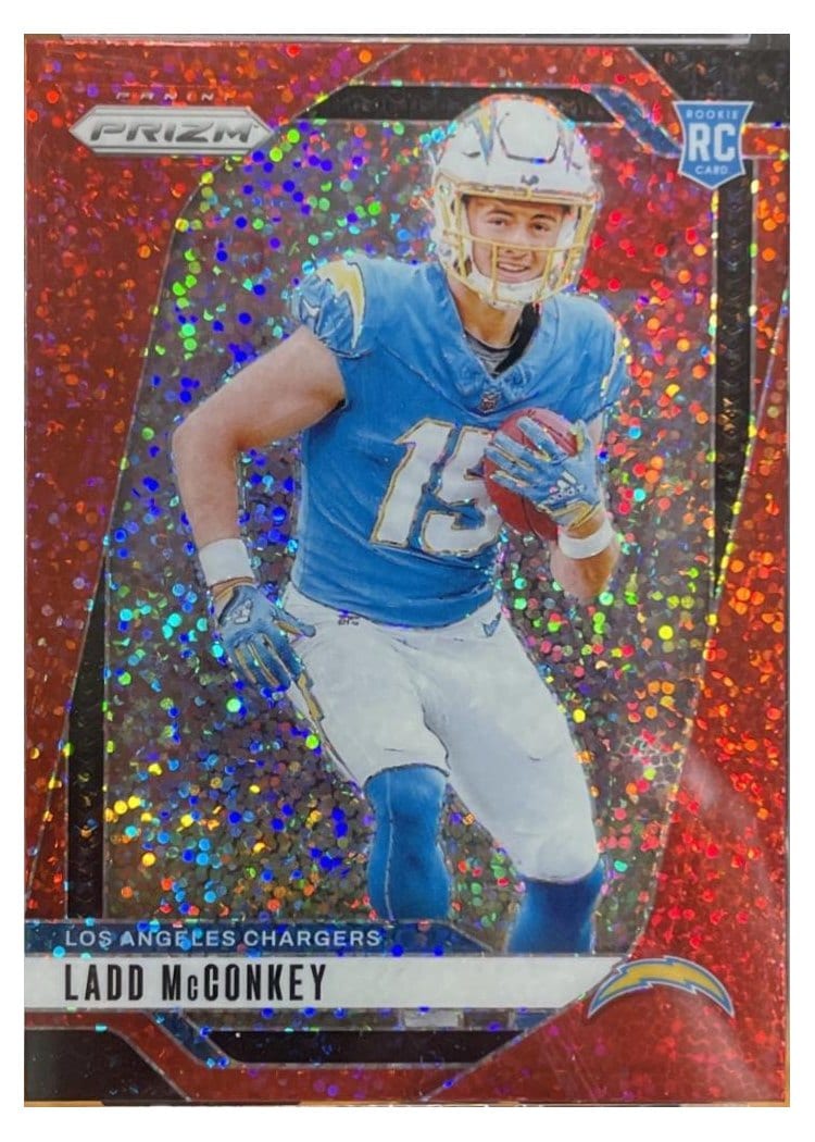 2024 Panini Prizm Base Set Ladd McConkey #365 card