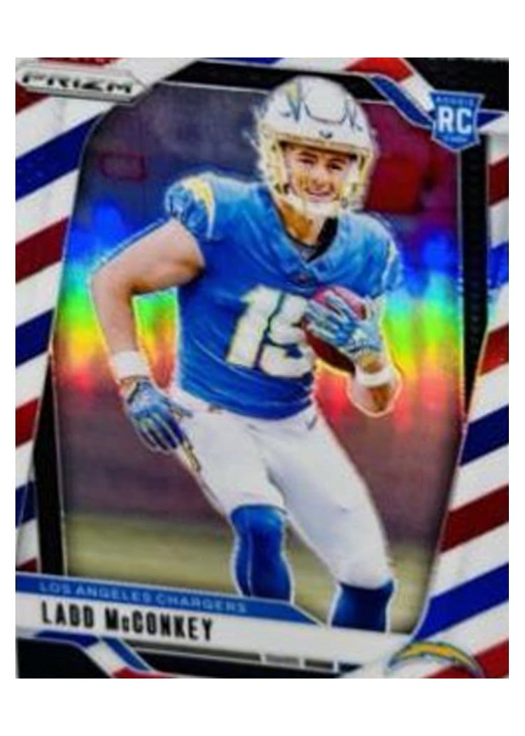 2024 Panini Prizm Base Set Ladd McConkey #365 card