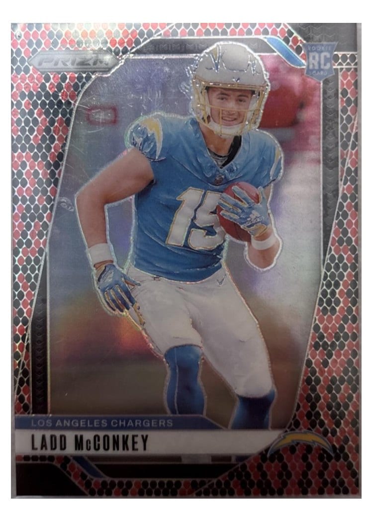 2024 Panini Prizm Base Set Ladd McConkey #365 card