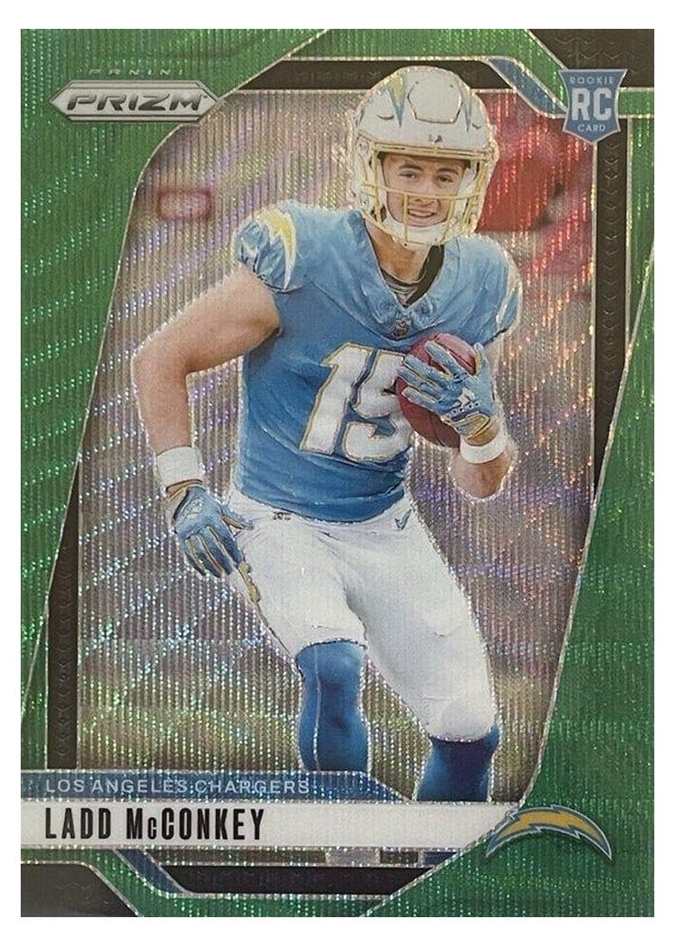 2024 Panini Prizm Base Set Ladd McConkey #365 card