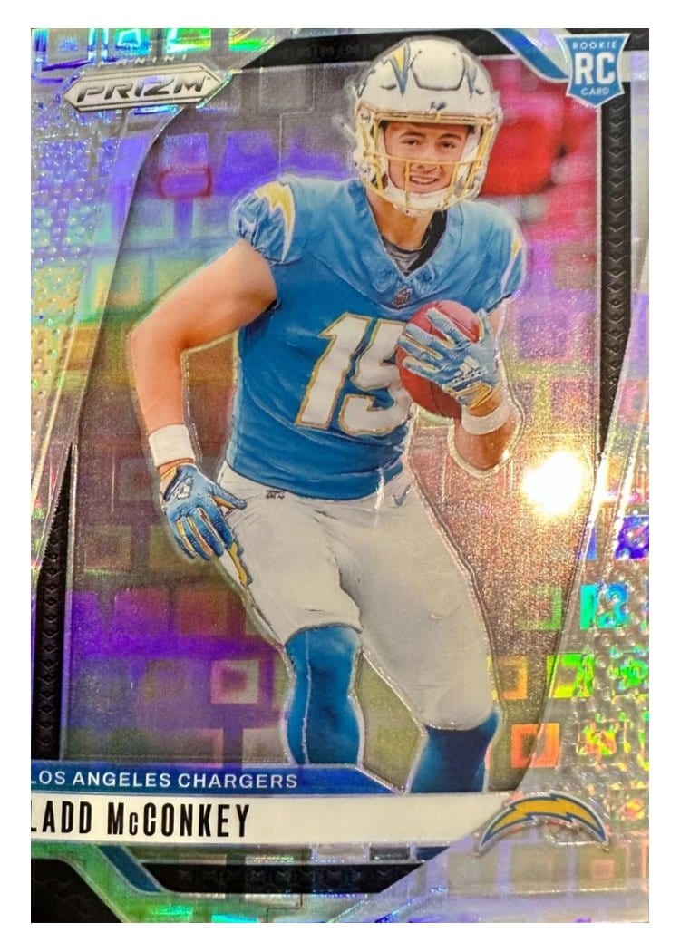2024 Panini Prizm Base Set Ladd McConkey #365 card