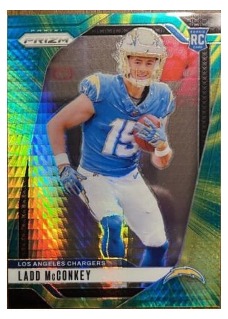 2024 Panini Prizm Base Set Ladd McConkey #365 card