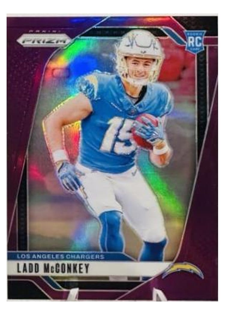 2024 Panini Prizm Base Set Ladd McConkey #365 card