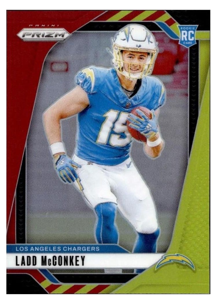 2024 Panini Prizm Base Set Ladd McConkey #365 card