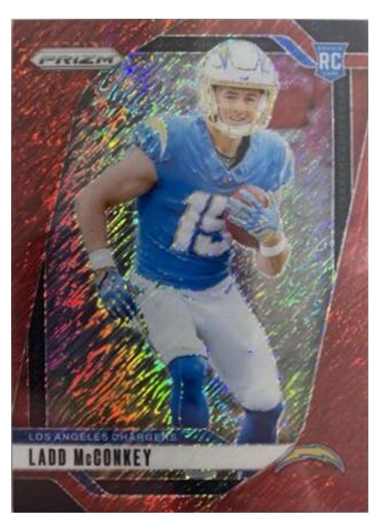 2024 Panini Prizm Base Set Ladd McConkey #365 card