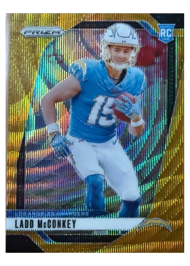2024 Panini Prizm Base Set Ladd McConkey #365 card