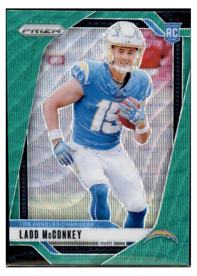 2024 Panini Prizm Base Set Ladd McConkey #365 card