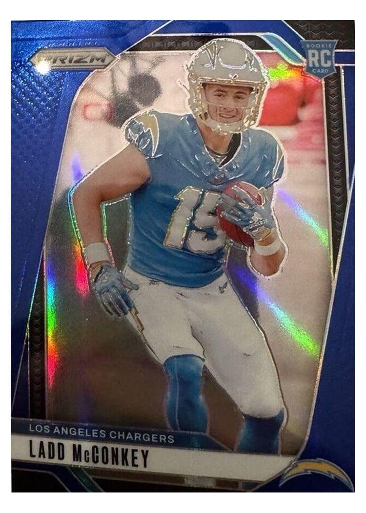 2024 Panini Prizm Base Set Ladd McConkey #365 card