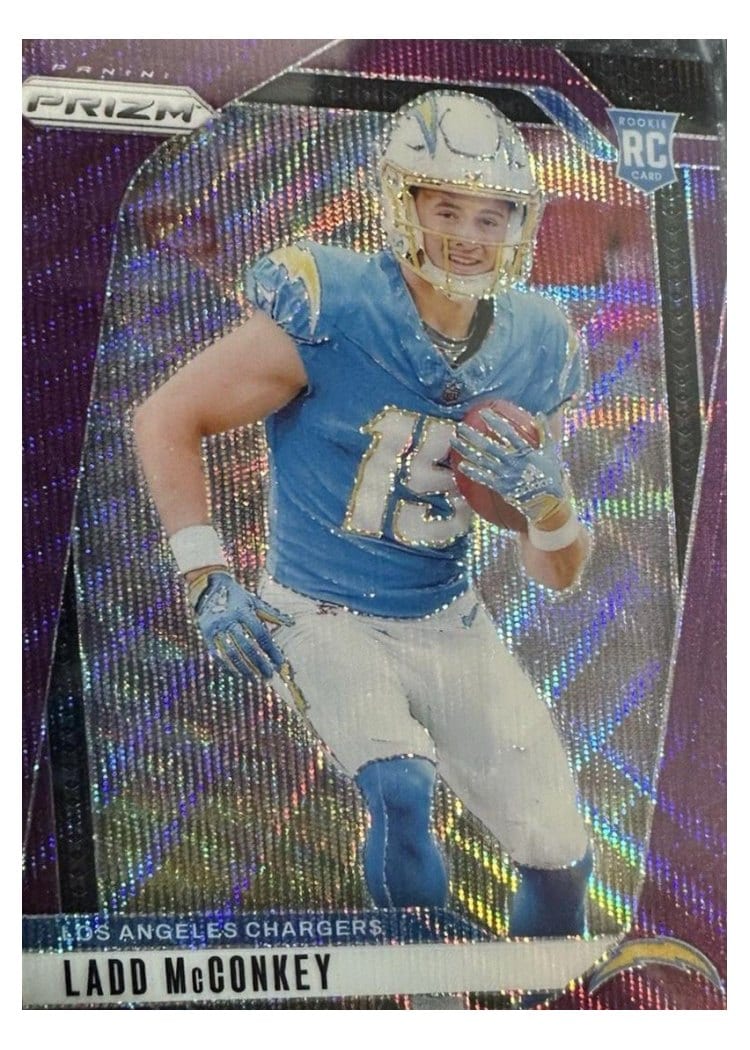 2024 Panini Prizm Base Set Ladd McConkey #365 card