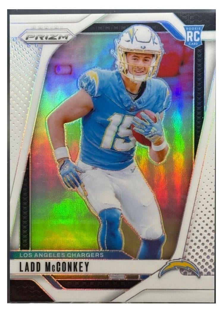 2024 Panini Prizm Base Set Ladd McConkey #365 card