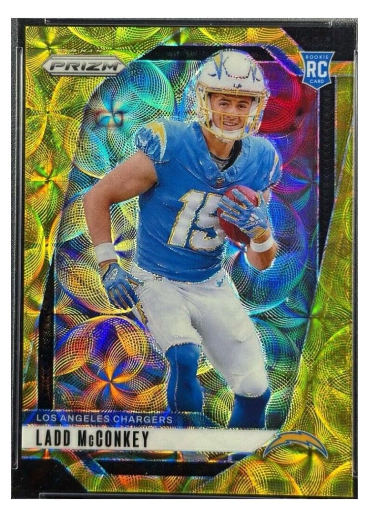 2024 Panini Prizm Base Set Ladd McConkey #365 card