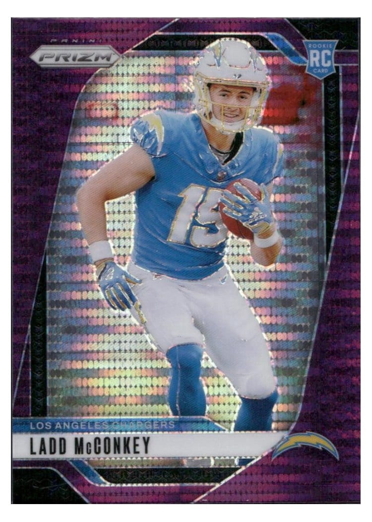 2024 Panini Prizm Base Set Ladd McConkey #365 card