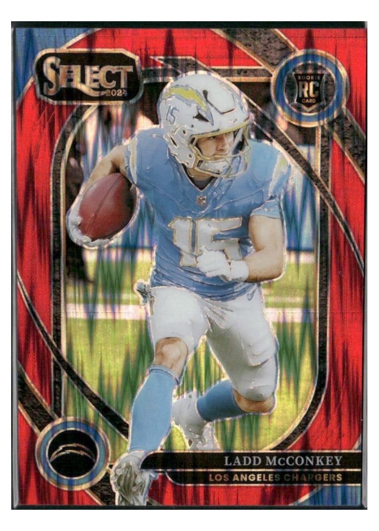 2024 Panini Select Base Set Ladd McConkey #268 card