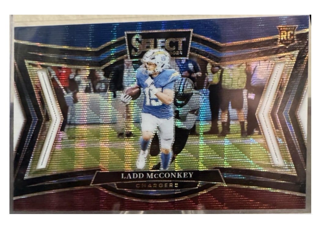 2024 Panini Select Base Set Ladd McConkey #268 card