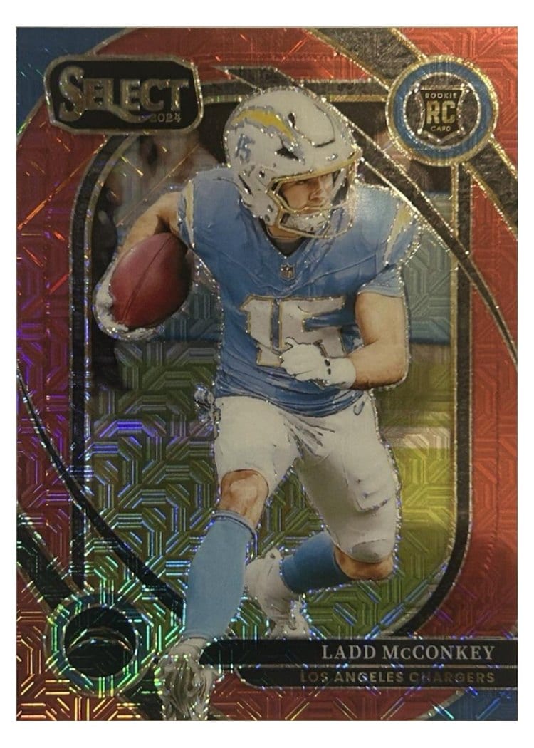 2024 Panini Select Base Set Ladd McConkey #268 card