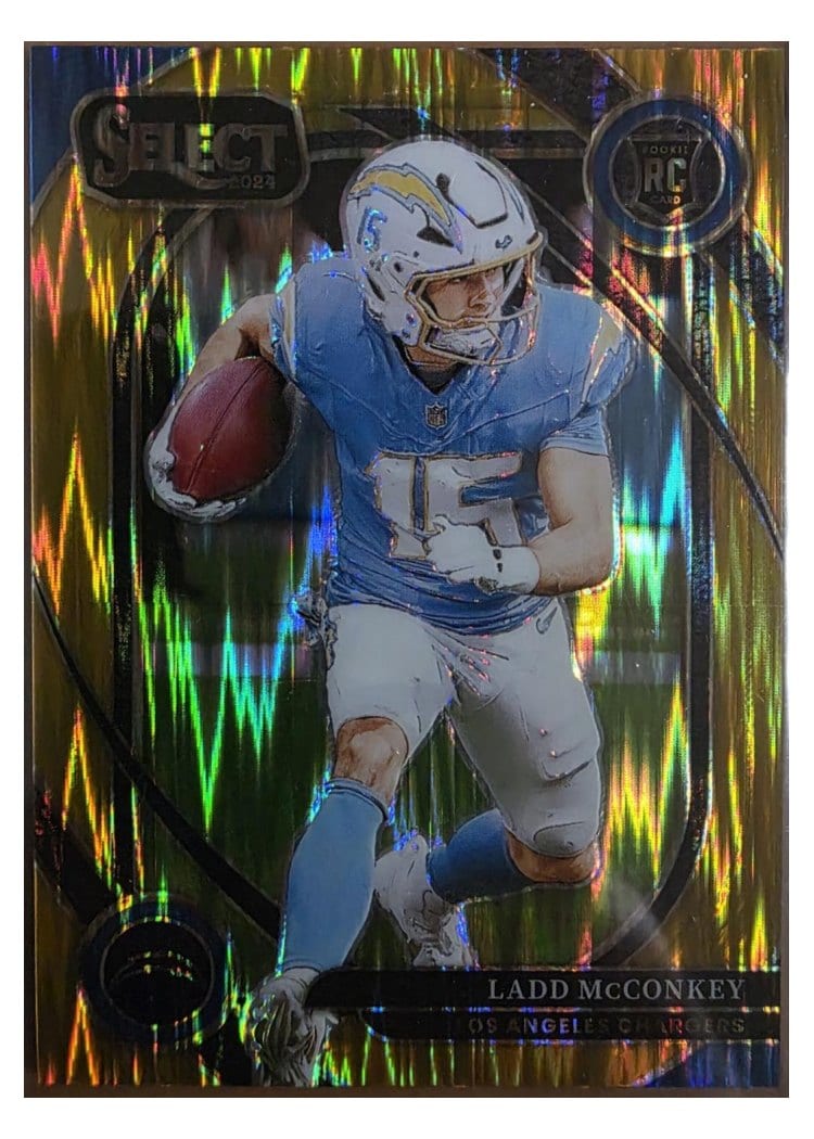 2024 Panini Select Base Set Ladd McConkey #268 card