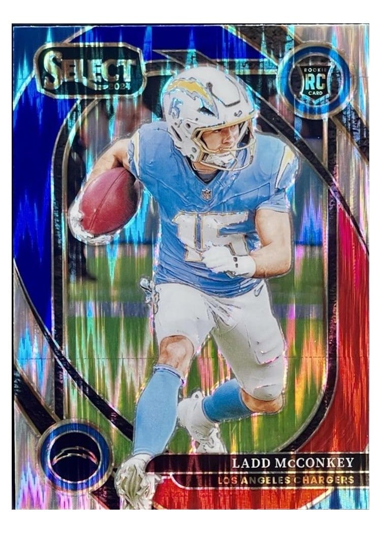 2024 Panini Select Base Set Ladd McConkey #268 card