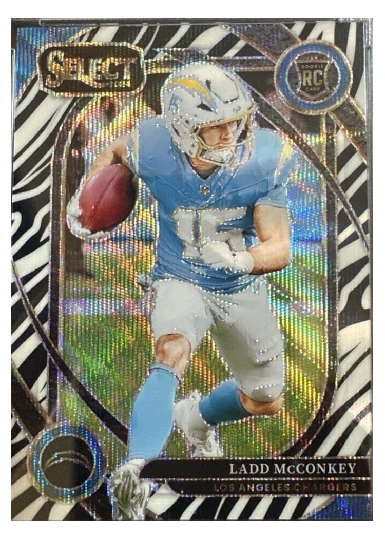 2024 Panini Select Base Set Ladd McConkey #268 card