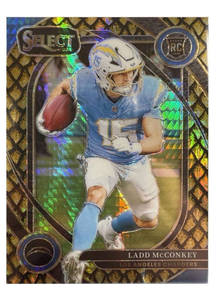 2024 Panini Select Base Set Ladd McConkey #268 card