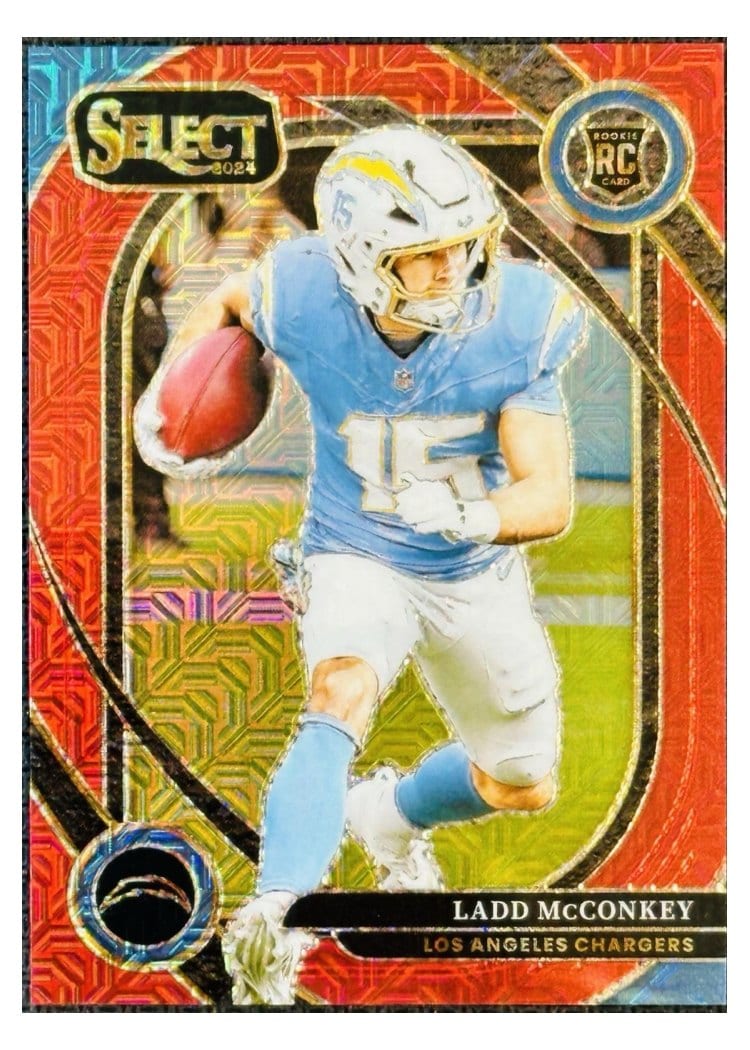 2024 Panini Select Base Set Ladd McConkey #268 card