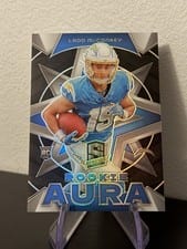 2024 Panini Spectra Rookie Aura Ladd McConkey #RA-LMY card