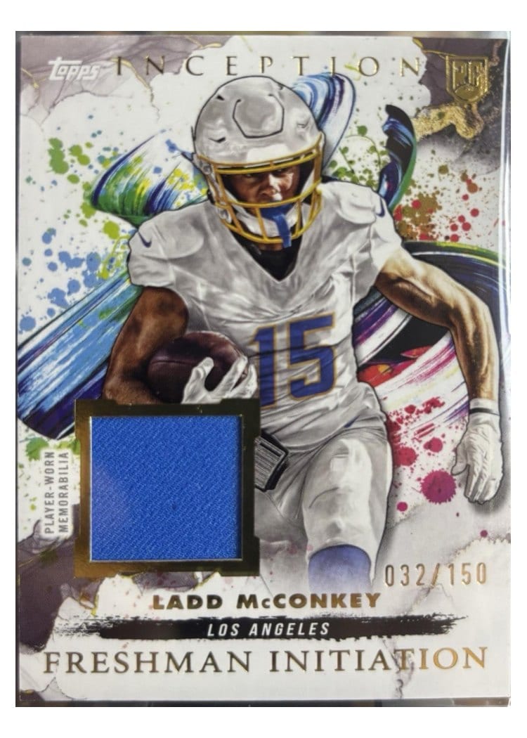 2024 Topps Inception Freshman Initiation Relics Ladd McConkey #FI-12 card
