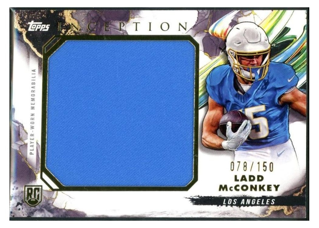 2024 Topps Inception Rookie Jumbo Relics Ladd McConkey #RJR-LM card