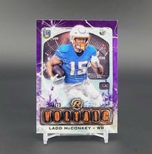 2024 Topps Resurgence Voltaic Ladd McConkey #V-12 card