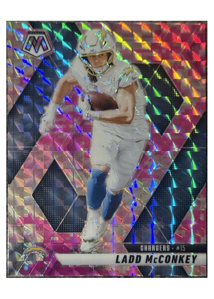 2025 Panini Mosaic Base Set Ladd McConkey #15 card