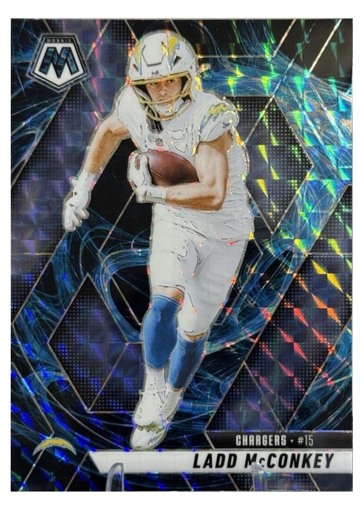 2025 Panini Mosaic Base Set Ladd McConkey #15 card