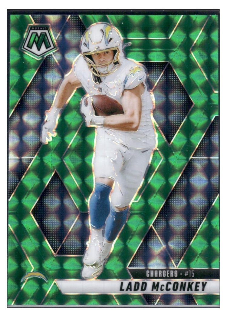 2025 Panini Mosaic Base Set Ladd McConkey #15 card