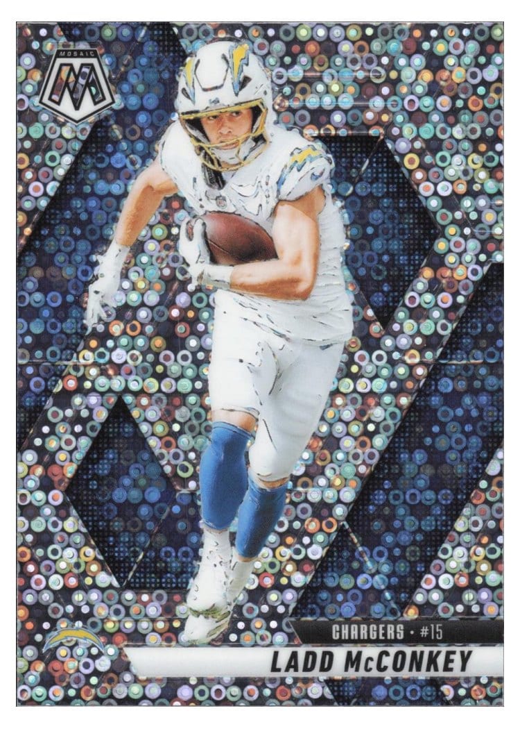 2025 Panini Mosaic Base Set Ladd McConkey #15 card