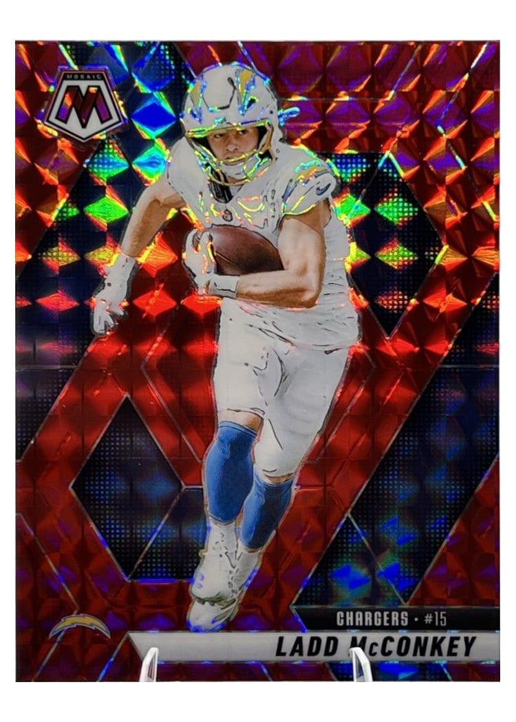 2025 Panini Mosaic Base Set Ladd McConkey #15 card