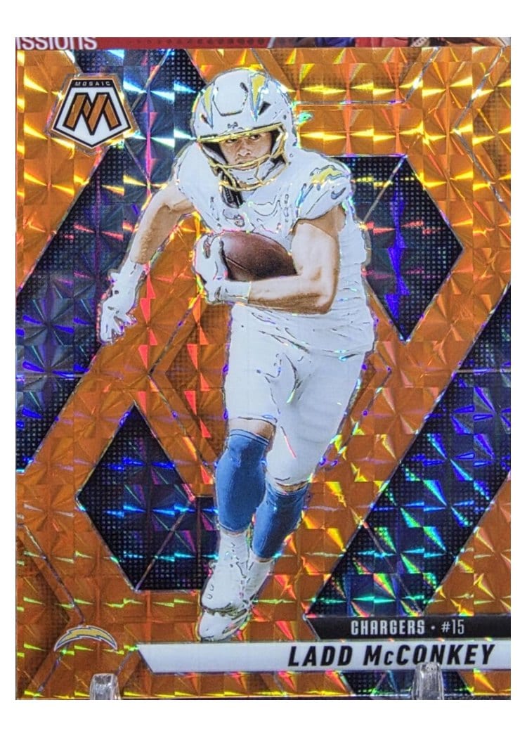 2025 Panini Mosaic Base Set Ladd McConkey #15 card