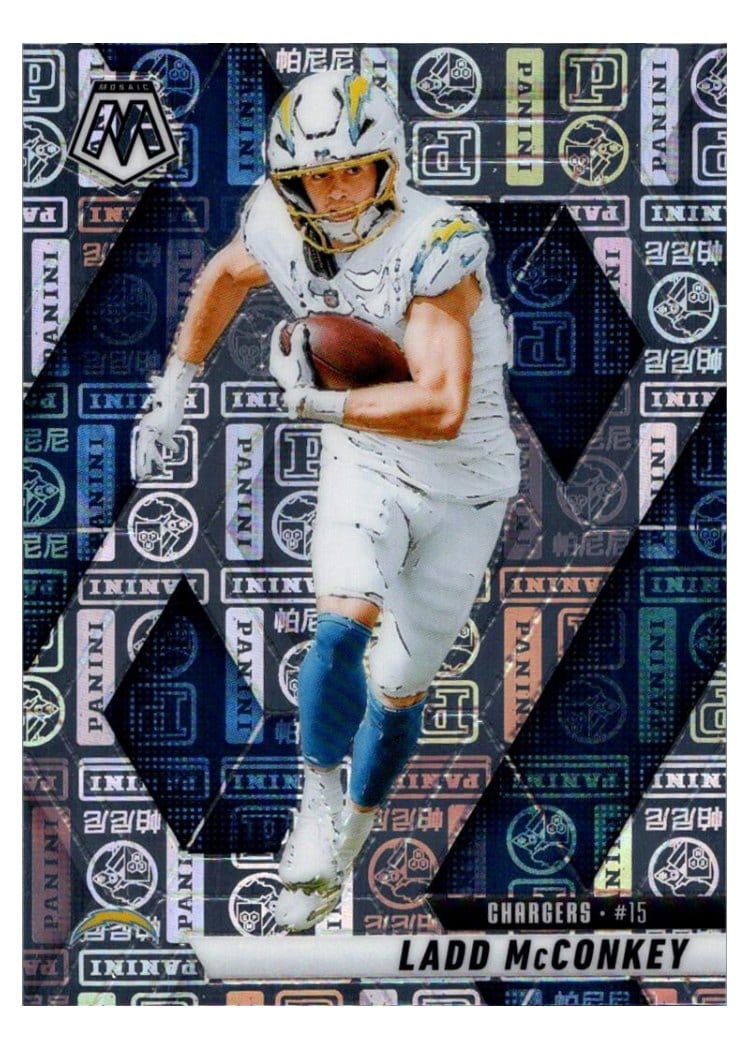 2025 Panini Mosaic Base Set Ladd McConkey #15 card