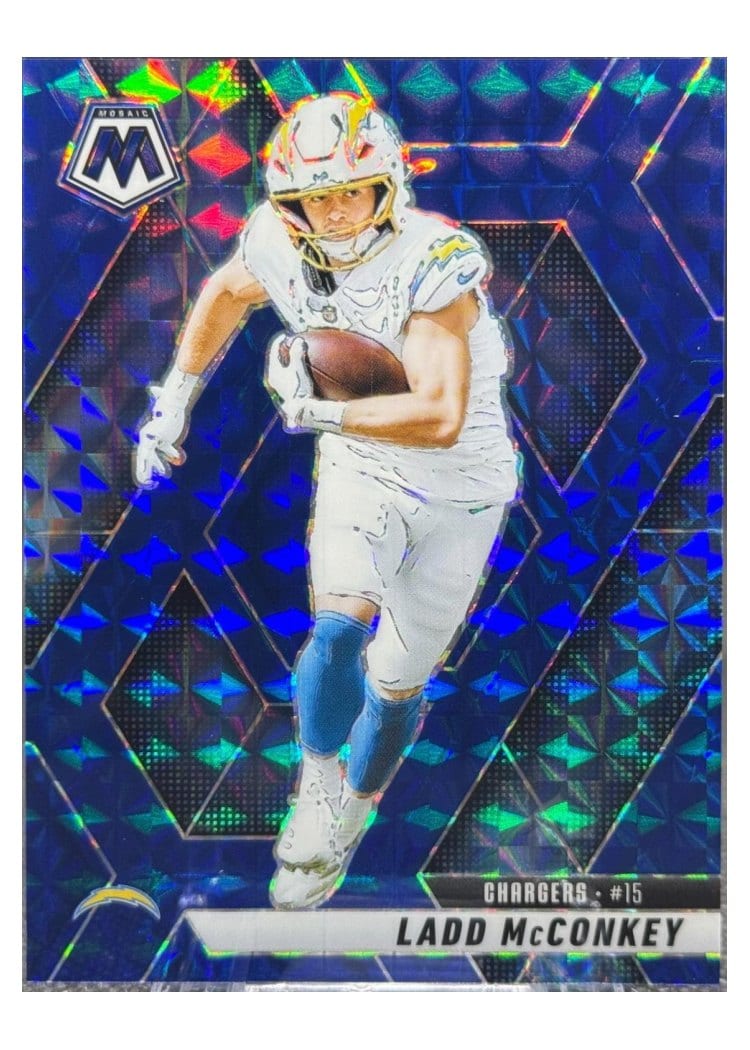 2025 Panini Mosaic Base Set Ladd McConkey #15 card
