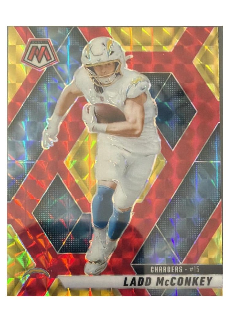 2025 Panini Mosaic Base Set Ladd McConkey #15 card