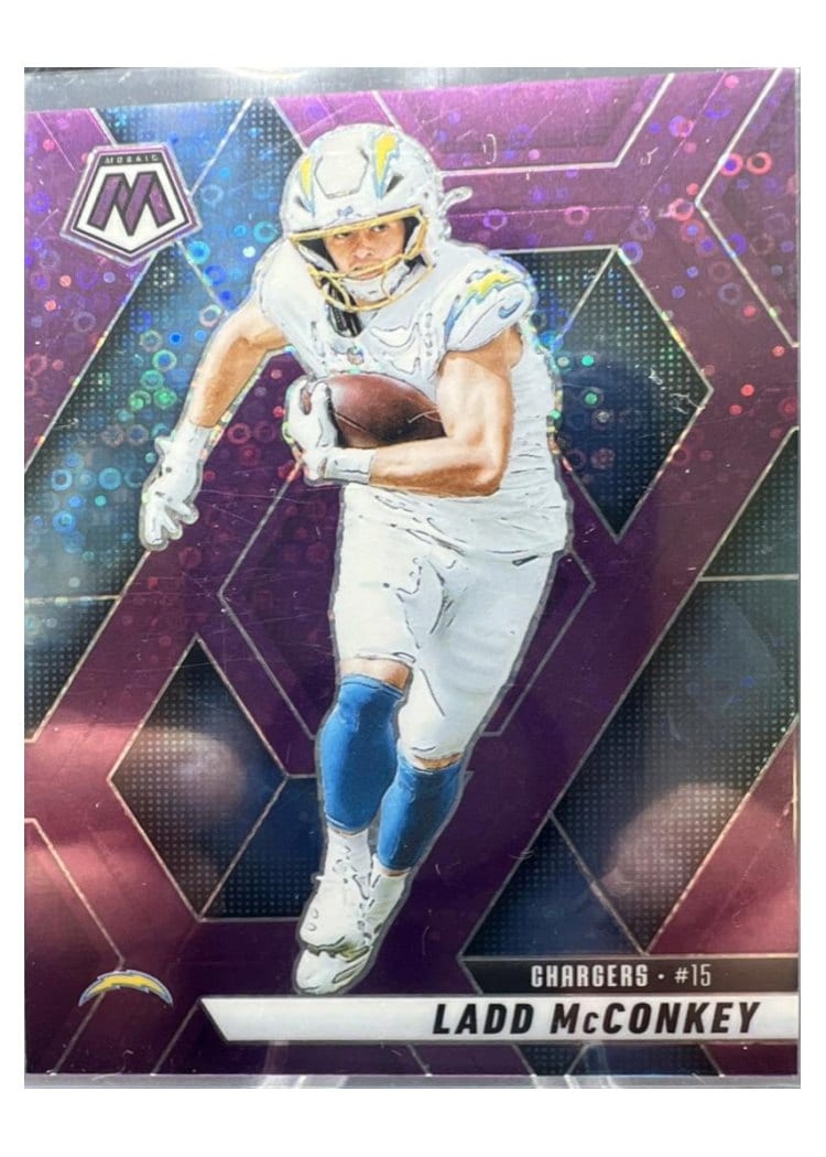 2025 Panini Mosaic Base Set Ladd McConkey #15 card