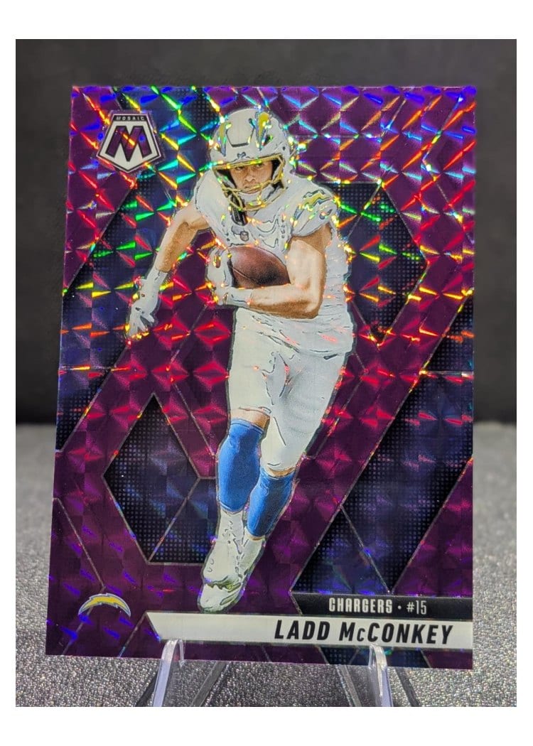 2025 Panini Mosaic Base Set Ladd McConkey #15 card