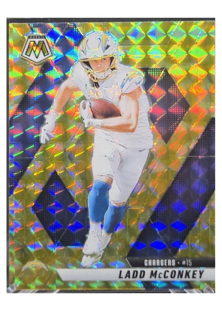 2025 Panini Mosaic Base Set Ladd McConkey #15 card