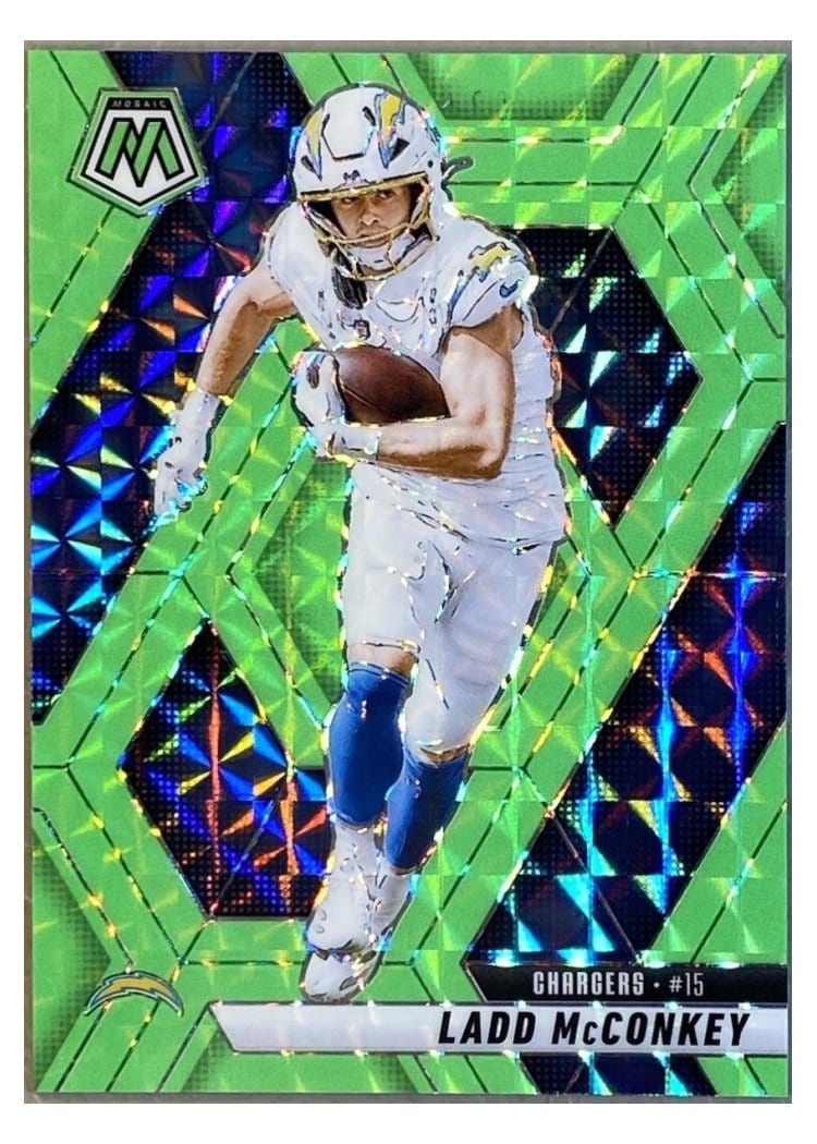 2025 Panini Mosaic Base Set Ladd McConkey #15 card
