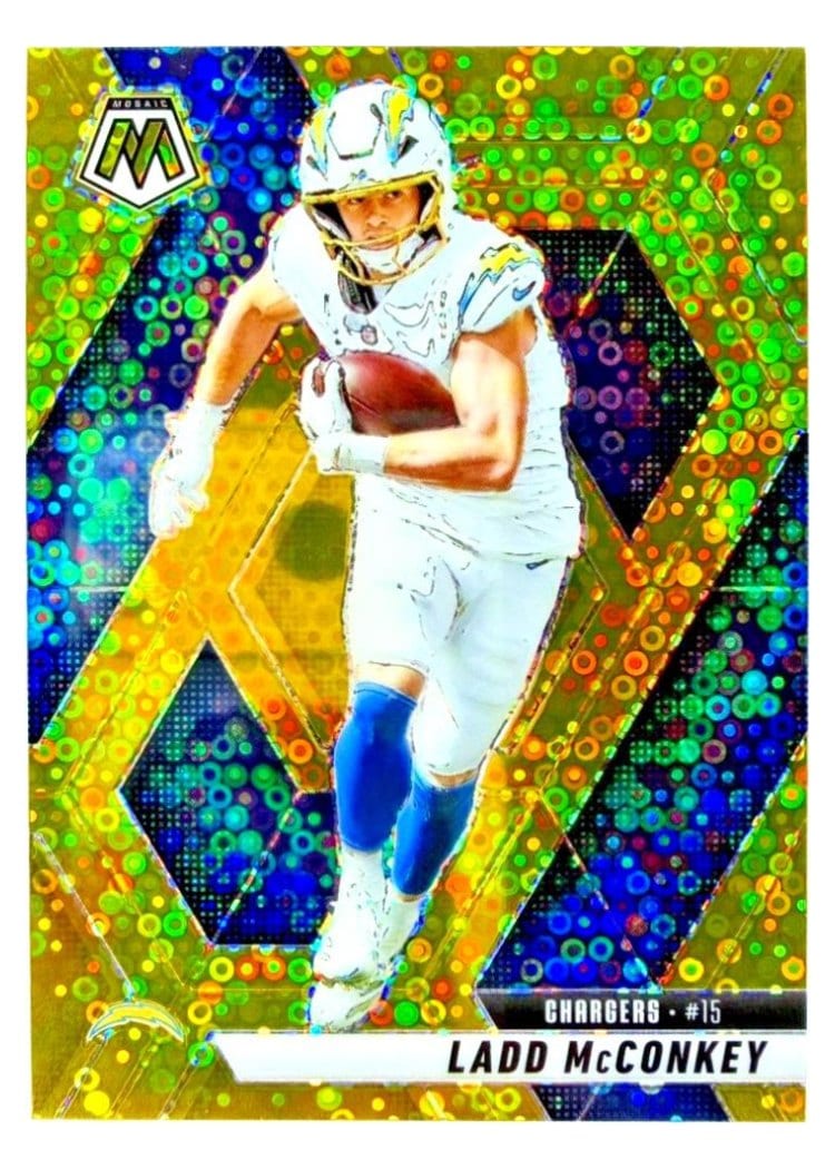 2025 Panini Mosaic Base Set Ladd McConkey #15 card