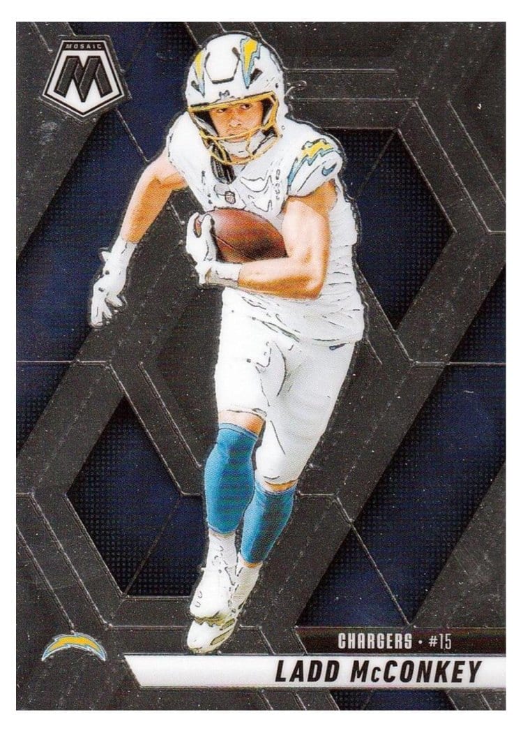 2025 Panini Mosaic Base Set Ladd McConkey #15 card