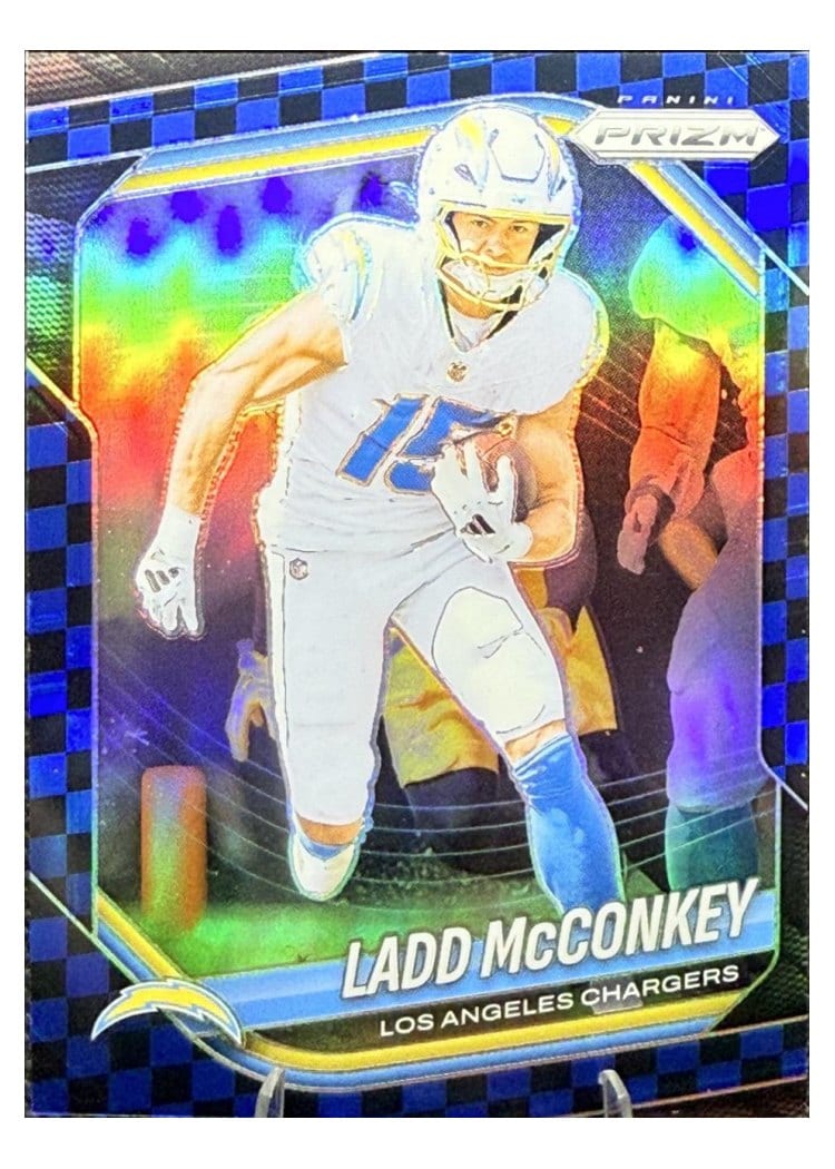 2025 Panini Prizm Base Set Ladd McConkey #18 card