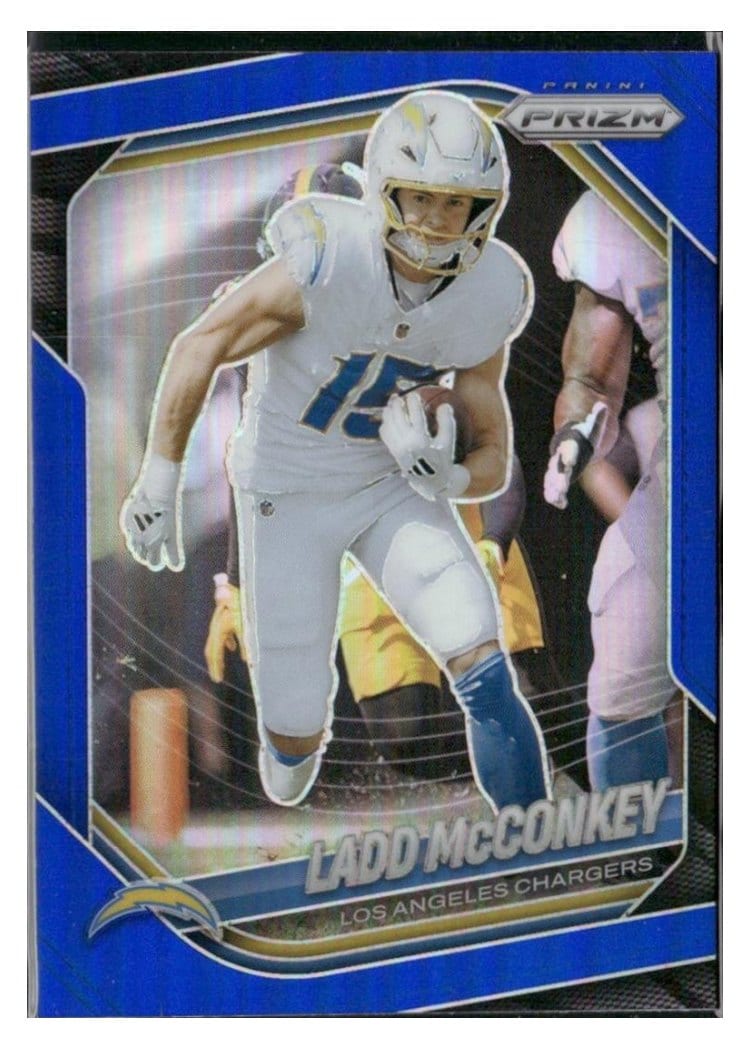 2025 Panini Prizm Base Set Ladd McConkey #18 card