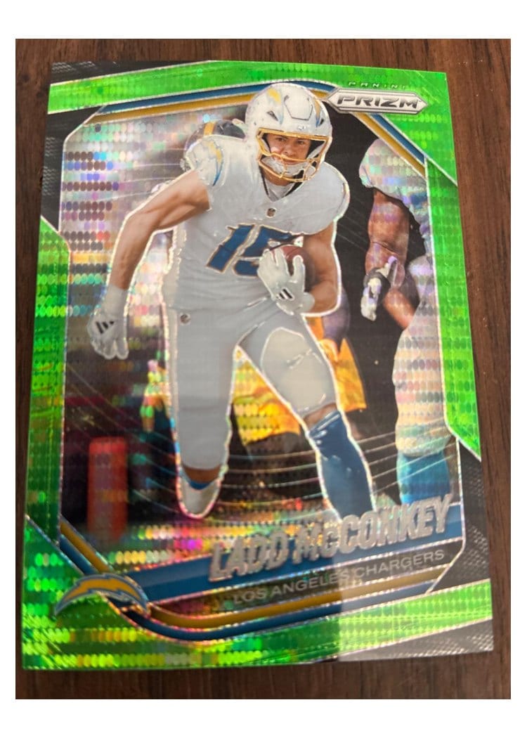 2025 Panini Prizm Base Set Ladd McConkey #18 card