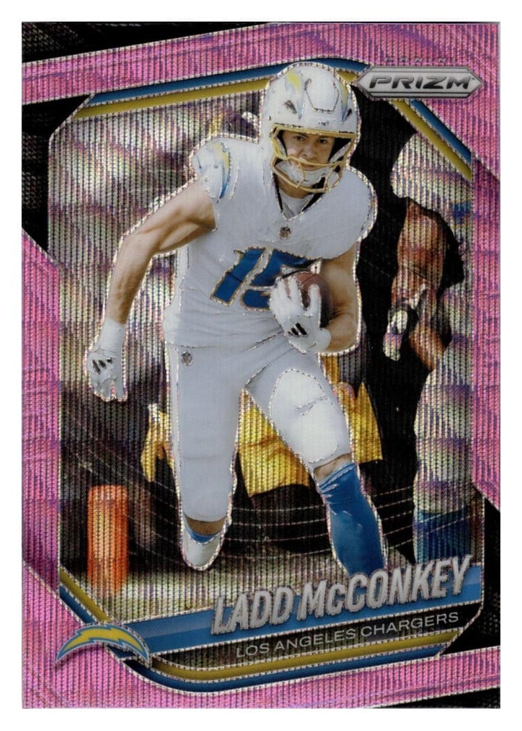 2025 Panini Prizm Base Set Ladd McConkey #18 card